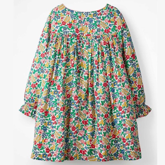 Mini Boden London Liberty Smocked Girls Dress - Picture 2 of 13